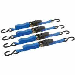 SILVERLINE SANGLES D'ARRIMAGE A CLIQUET 735 KG 4 METRES