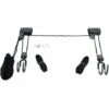 WILTEC Système Levage Canoë Kayak Vélo Palan Poulie Treuil Suspension Murale Fixation Plafond Ascenseur