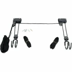 WILTEC Système Levage Canoë Kayak Vélo Palan Poulie Treuil Suspension Murale Fixation Plafond Ascenseur