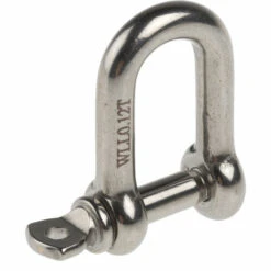 RS PRO Manille En D En Acier Inoxydable, 120kg ( Prix Pour 1 )