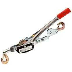 Varan Motors - YY-2TB1 Tire-fort, Tire-câble Manuel, Treuil De Halage à Levier 2000Kg Double Cliquet + 2.5m De Cable ø 4.5mm - Gris