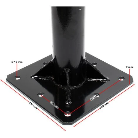 WILTEC Grue De Levage Pick Up Rabattable Charge De 900kg Tête Pivotante à 360° & Treuil Socle Solide â Image 3