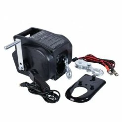 Treuil Electrique 12V 900Kg - Cable De 9m - Autobest