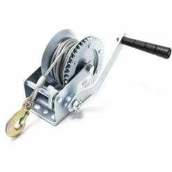 WILTEC Treuil à Câble Manuel De Halage Charge Max. 550kg 10m Rapport De Transmision 4.1:1 Bateau Auto