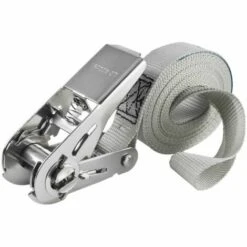 P. OUTILLAGE Sangle à Cliquet Inox 5m - Gris