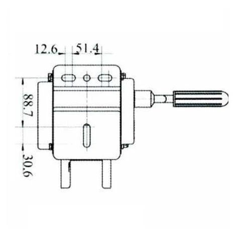 AUTRES Treuil Manuel à Câble 2950 Kg Auto-freiné – Image 2