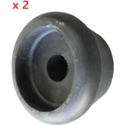 AUTRES Lot De 2 Cônes De Bobine De Treuil Noir