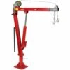 EQUIPEMENT EXPRESS SICOBA Grue Hydraulique De Levage Pliable Pivotante 0,9T Hayon Pick Up Avec Bras Reglable 360° + Treuil
