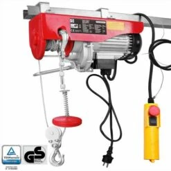 MONZANA Treuil électrique 125 - 800 Kg Avec Câble En Acier Et Boîtier De Commande 125/250 Kg (de)