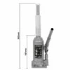 AUTOBEST Cric Bouteille 5T, Levage De 200 A 405Mm