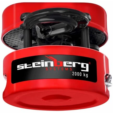 STEINBERG Treuil Palan Manuel À Chaîne De Levage En Acier Linguet G80 Hauteur 3M 2000 Kg - Rouge – Image 2
