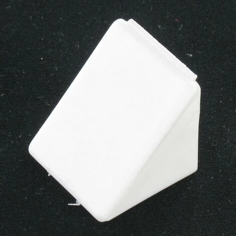 VIS EXPRESS Embase Collerette TRIANGLE Plastique 2 Trous Blanc | Conditionnement: 10 Pieces – Image 2