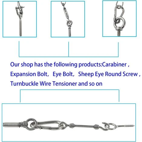BETTERLIFE M5 304 Anneaux En Acier Inoxydable Soudés Fermés Vis à œil De Tige De Vis à Vis Résistant à La Corrosion 10PCS – Image 3