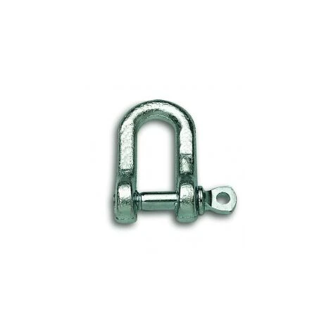Manille Droite Piton à œil En Acier Zingué, Diamètre 9 Mm, L. 21 Mm, 1 Pièce. Chapuis
