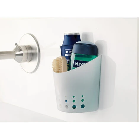 Tesa PowerStrips Petit Panier Résistant à L'eau En Plastique, Pose Facile Sans Perçage (59705-00000-02) – Image 3