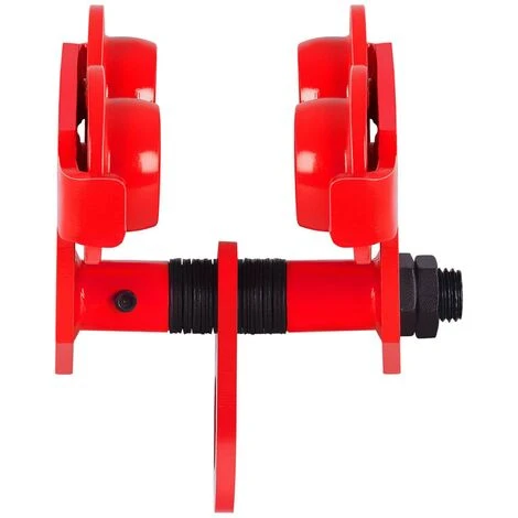 STEINBERG Chariot Porte-Palan Direction Par Poussée CMU 2000kg Larg. 80-125mm Acier Fonte - Violet – Image 3