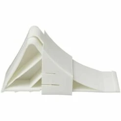 KSX Cale De Roue Plastique Blanc Incl. Support