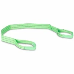 STEINBERG Élingue Plate Double Épaisseur Textile Sangle De Levage En Polyester 2m CMU 2t - Vert