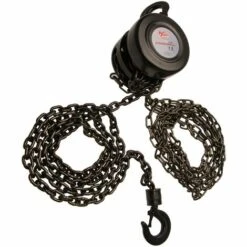 BGS Technic Palan à Chaîne | Hauteur De Levage 2,5 M | Capacité 1 T