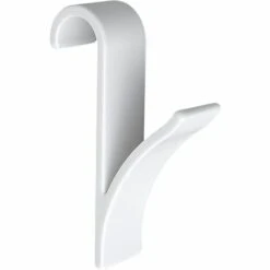 BETTERLIFE Crochet Radiateur, Crochet Radiateur Sèche Serviette, Plastique Blanc, Lot De 4