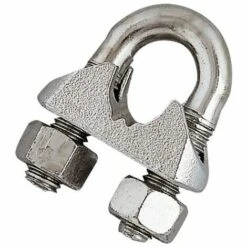 CHAPUIS - Serre Câble étrier Acier Zingué Ø12mm Blister 1