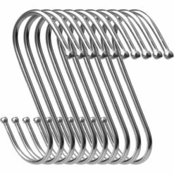 Crochets En S Inox, 9cm Petit Crochet De Suspension Crochet Multifonctions ,Irisfr(10pcs)