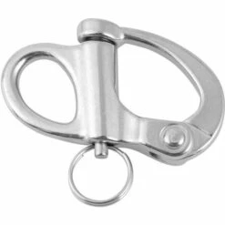 Manille Mousqueton Pivotant à Emerillon Maillons Rapides En 304 INOX Matériel，Irisfr（1pcs）