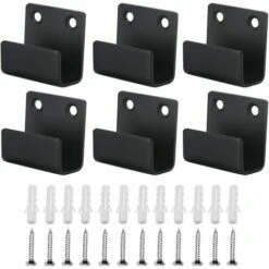 Crochets Robustes Carreaux De Acier Inoxydable Crochets Muraux Support De Dispositif En Métal Support D'angle En U Pour Garage De Salle,Irisfr