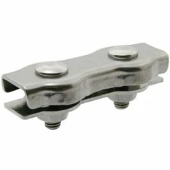 SERRURERIE-BOUTIQUE Serre Câble Plat Double Inox A4 Pour Cable De 6mm 64908 - 64908