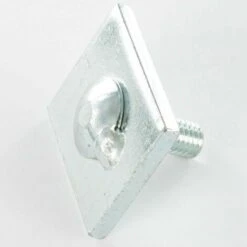 VIS EXPRESS PLAQUETTE 40X32X5 TRCC JAPY TETE RONDE COLLET CARRE 8X25 ACIER ZING BLANC | Conditionnement: Unitaire