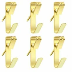 Crochets Pour Cadre Photo, Betterlife Ensemble De 50 Crochets Muraux En Métal De 50 Lb Crochets Pour Photo Avec Clous Crochet Photo Robuste Pour Cadres Photo Murs En Plaques De Plâtre Horloge Miroir