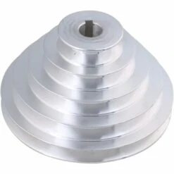 TINOR Poulie En Aluminium 5 Niveaux - 19 Mm De Diamètre Intérieur, 54 à 150 Mm De Diamètre Extérieur, 12,7 Mm De Largeur - Pour Courroie De Distribution Trapézoïdale Type A