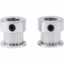Health Gear Roue De Poulie De Courroie,Triomphe 2 Pièces Poulie GT2 20 Dents 8mm Alésage 6mm Largeur Courroie De Distribution Poulie Roue En Alliage D'aluminium Pour Imprimante 3D