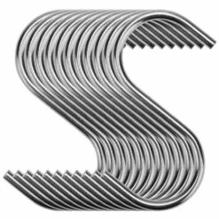 DECKON Lot De 20pcs Crochets En S De Suspension Multifonctions Crochets En Forme De S En Acier Inoxydable Crochet S Pour Salle De Bains Chambre Bureau Cuisine