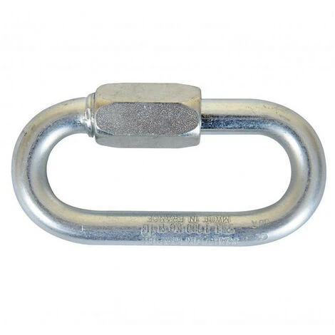 VIGOUROUX Maillon Rapide Ouverture Normale Acier Zingué - Ø Mm: 9 - Charge Utile Kg: 900 - Charge Rupture Kg: 4500
