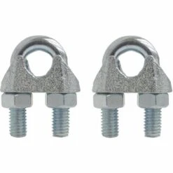 CYCLINGCOLORS 2x Serre Câble étrier 16mm 5/8" Acier Universel U Clip A = 29mm, B = 63mm, Filetage M12