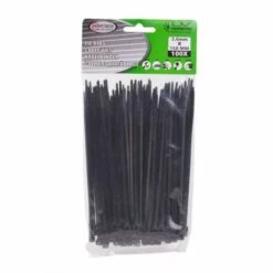 JARDIBRICODECO Attaches De Câble 3.6 X 150 Mm / 100 Pièces Noir