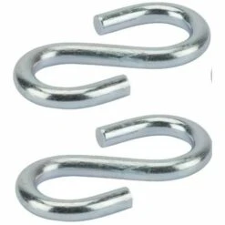 CYCLINGCOLORS 2x Crochet En S Acier Diamètre 7mm Universel Fixation Corde Cuisine Vaisselle Mural Rideau