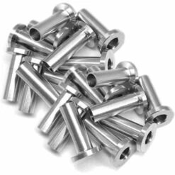 STARLIGHT SL.GT,20 Pcs Manchons De Protection En Acier Inoxydable Pour Garde-corps De Câble 1/8 Pouce 3/16 Pouce Poteaux En Bois