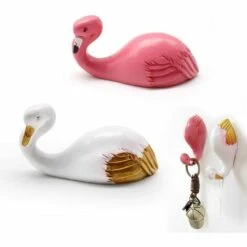 IRISFR 2 Pièces De Crochet Mural , Avec Crochet Adhésif Animal à Haute Viscosité, Patères Pour Porte En Résine écologique, Convient Pour La Salle De Bain, La Porte En Verre, La Cuisine，Lilaris