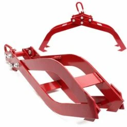 WILTEC Pince Forestière Pour Troncs Max. 850 Mm, Force 1500 Kg, Pince De Levage, 4 Mandrins De Serrage