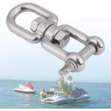 MACARON Lot De 2 Anneaux Pivotants Robustes En Acier Inoxydable 304 8 Mm LO-Ron – Image 5