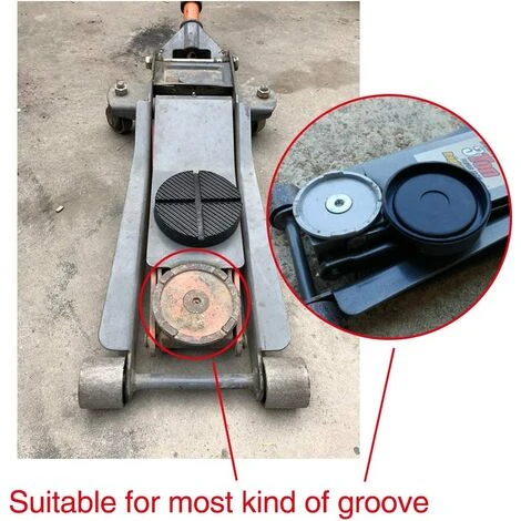 MACARON Jack Pad, Bloc De Cric En Caoutchouc Avec Fente En Croix, Outil De Tampon De Disque De Levage, Pour Chariot Et Plate-Forme De Levage LO-Ron – Image 4