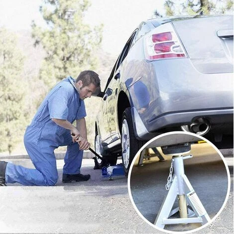 MACARON Jack Pad, Bloc De Cric En Caoutchouc Avec Fente En Croix, Outil De Tampon De Disque De Levage, Pour Chariot Et Plate-Forme De Levage LO-Ron – Image 5