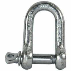 VIGOUROUX Manille Droite Zingue Blanc Cmu 900kg Coeff 5