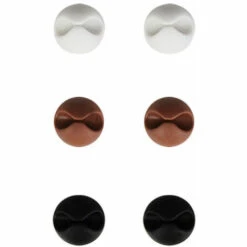 NAXUNNN Lot De 6 Clips Câble Durable, Range-câbles Et Serre-câbles, Self-adhésif, Organiseur Et Rangement De Bureau