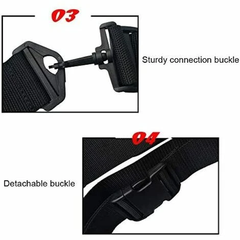 MEZHENG Sangle De Transport Pour Planche De Surf, Sangle Pour Planche De Paddle, Bandoulière Pour Paddleboard, Accessoires Avec Velcro Pour Pagaies – Image 5