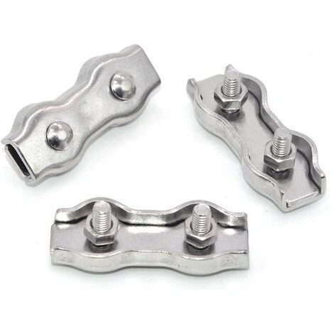 ABCRITAL 10Pcs Lot De 4 Serre-Câbles En Acier Inoxydable - M3/4/5/6/8 – Image 2