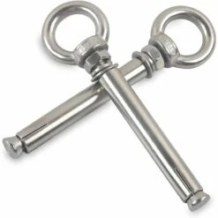 ENLENK Boulons à Expansion M8 X 100mm Manchon En Acier Boulon à œil 304 Inoxydable Expansion Du Béton Ancrage Vis à Oeil Chevilles Boulons 2-Pack