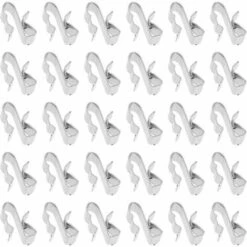 LLOVE 50Pcs Clips De Fil Métallique Pour Remorque Remorque Cadre De Câble Pince Pour Panneau Solaire Sunrunner Solaire Photovoltaïque Clips De Câble